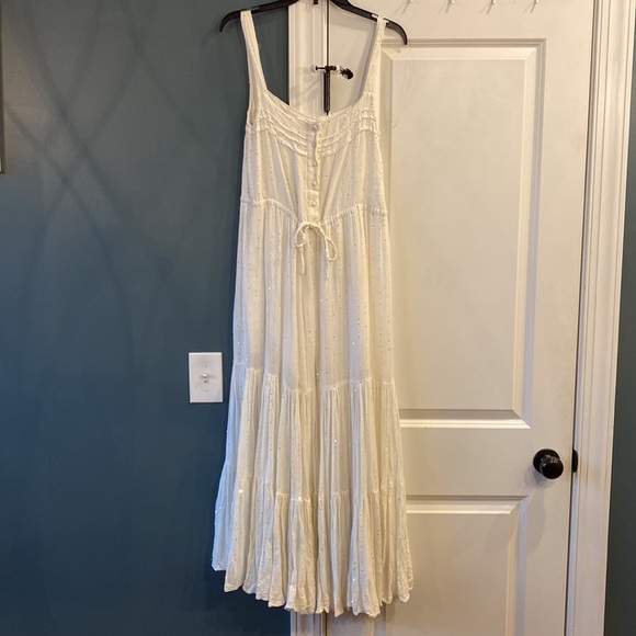Sundress Lucia Maxi Dress in Precieuse White - Picture 3 of 10